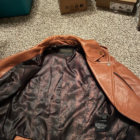 Black Rivet by Wilson’s Leather Women’s Brown Leather Jacket - New Size XS - Picture 4 of 7